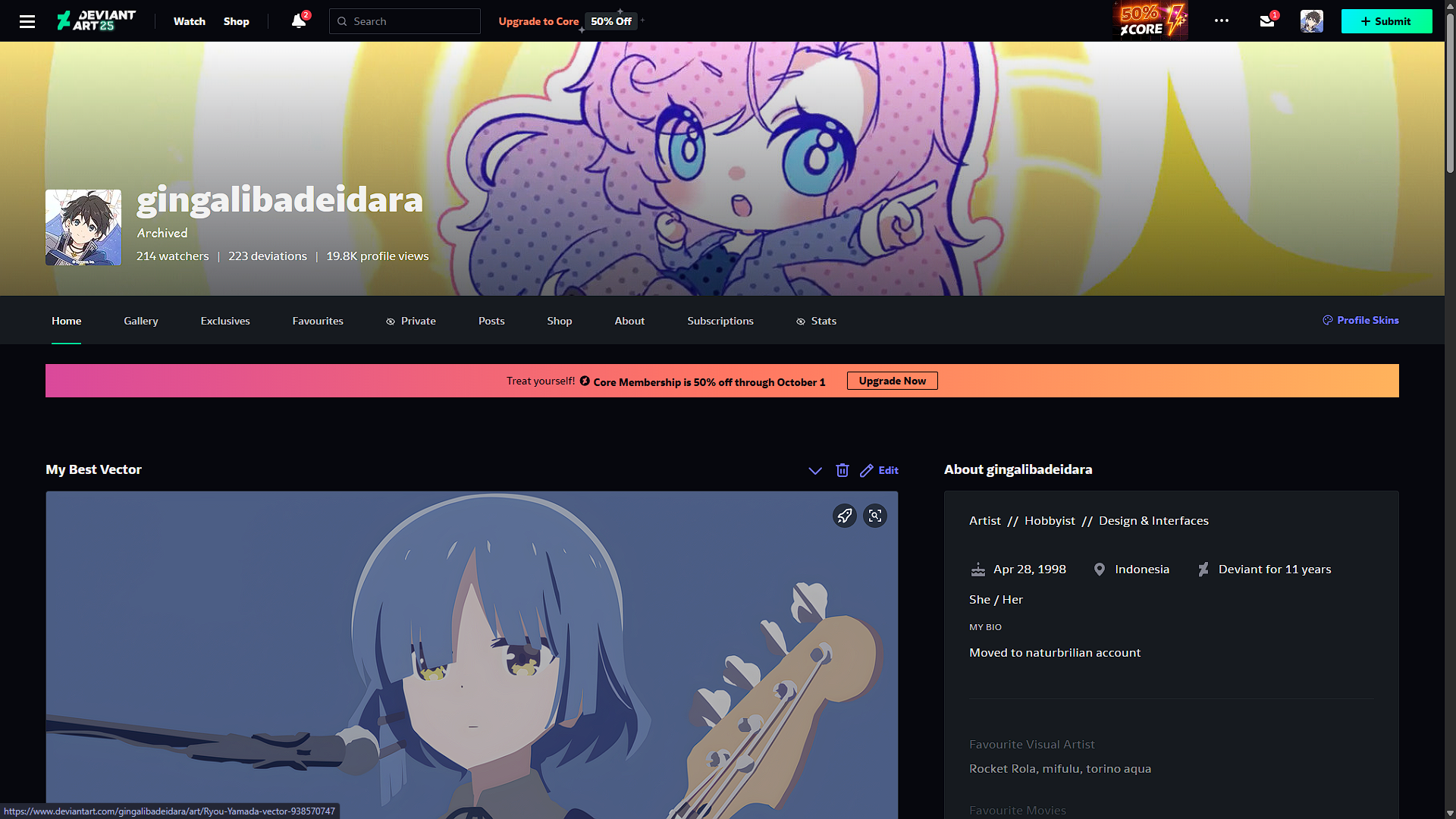 deviantart profil