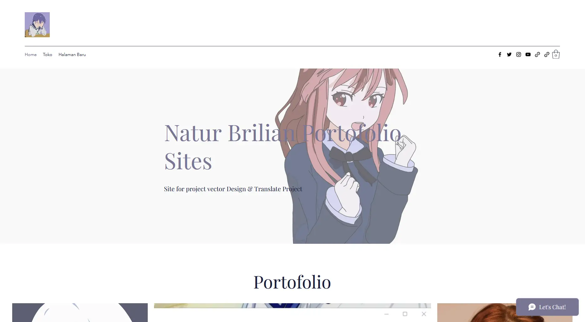 my first web